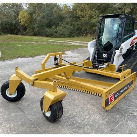 roadrunner skid steer grader|best grader for skid steer.